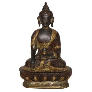 Buddha Statue (Medicine Buddha) For Yoga Studio, Home Decor, Pooja, Prayer Altar