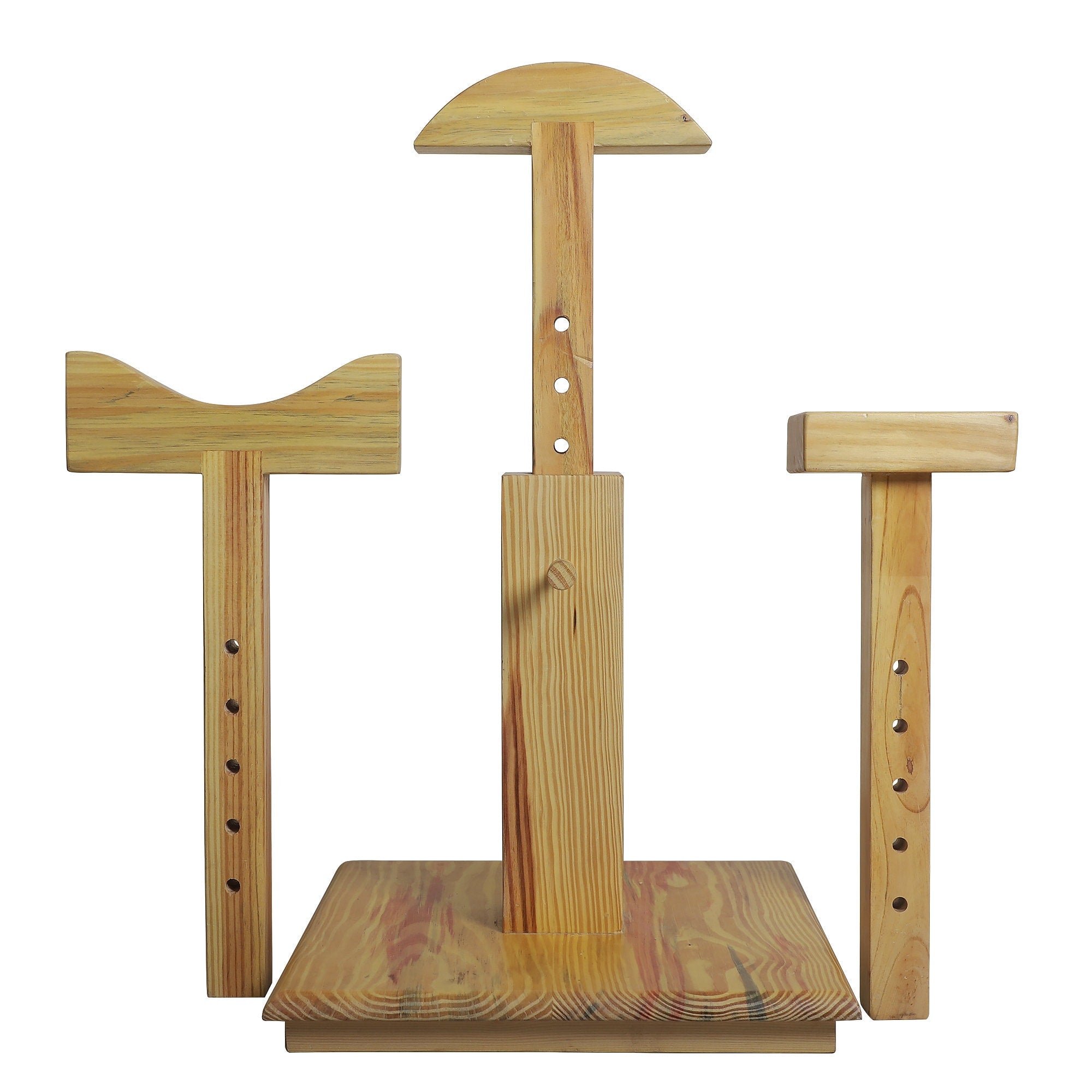 YogaKargha Adjustable Stump Set for Iyenger Yoga Postures