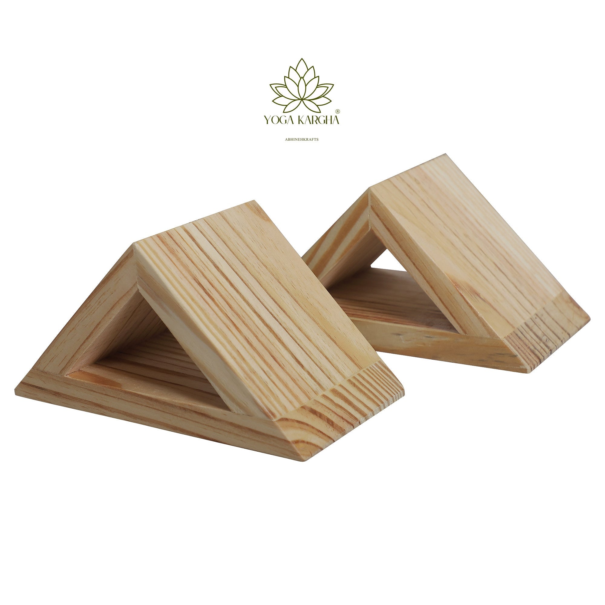 YogaKargha Triangle Yoga Block Set - Small