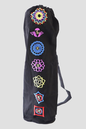 Embroidered Cottton Yoga Bag for Yogi - Seven Chakra